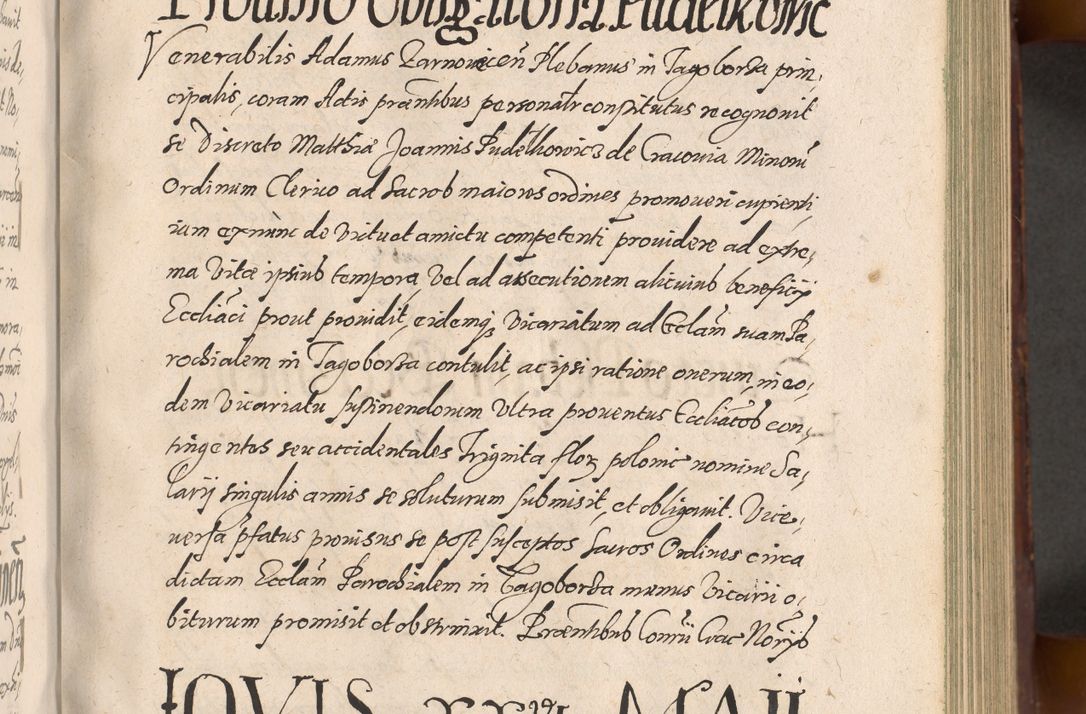 Zdjęcie nr 231 dla obiektu archiwalnego: Acta actorum causarum sententiarum tam diffinitiuarum quam interloquutorisrum decretorum obligationum quietationum procuratorum constitutionum etc. etc. coram Reverendo Domino Paulo Dembski Dei et Apostolice Sedis Gratia Episcopalo Dicensis Suffraganeo Canonico Vicario in Spiritualibus et Officiali Generali Cracoviensis ad Annum Domini Millesimum Sexcentesimum Undecimum cuius indictio octava pontificatus Sanctissimi Domini Nostri Domini Pauli Divina Providentia Papae Vti foeliciter continuantur
