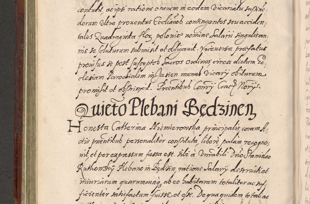 Zdjęcie nr 232 dla obiektu archiwalnego: Acta actorum causarum sententiarum tam diffinitiuarum quam interloquutorisrum decretorum obligationum quietationum procuratorum constitutionum etc. etc. coram Reverendo Domino Paulo Dembski Dei et Apostolice Sedis Gratia Episcopalo Dicensis Suffraganeo Canonico Vicario in Spiritualibus et Officiali Generali Cracoviensis ad Annum Domini Millesimum Sexcentesimum Undecimum cuius indictio octava pontificatus Sanctissimi Domini Nostri Domini Pauli Divina Providentia Papae Vti foeliciter continuantur