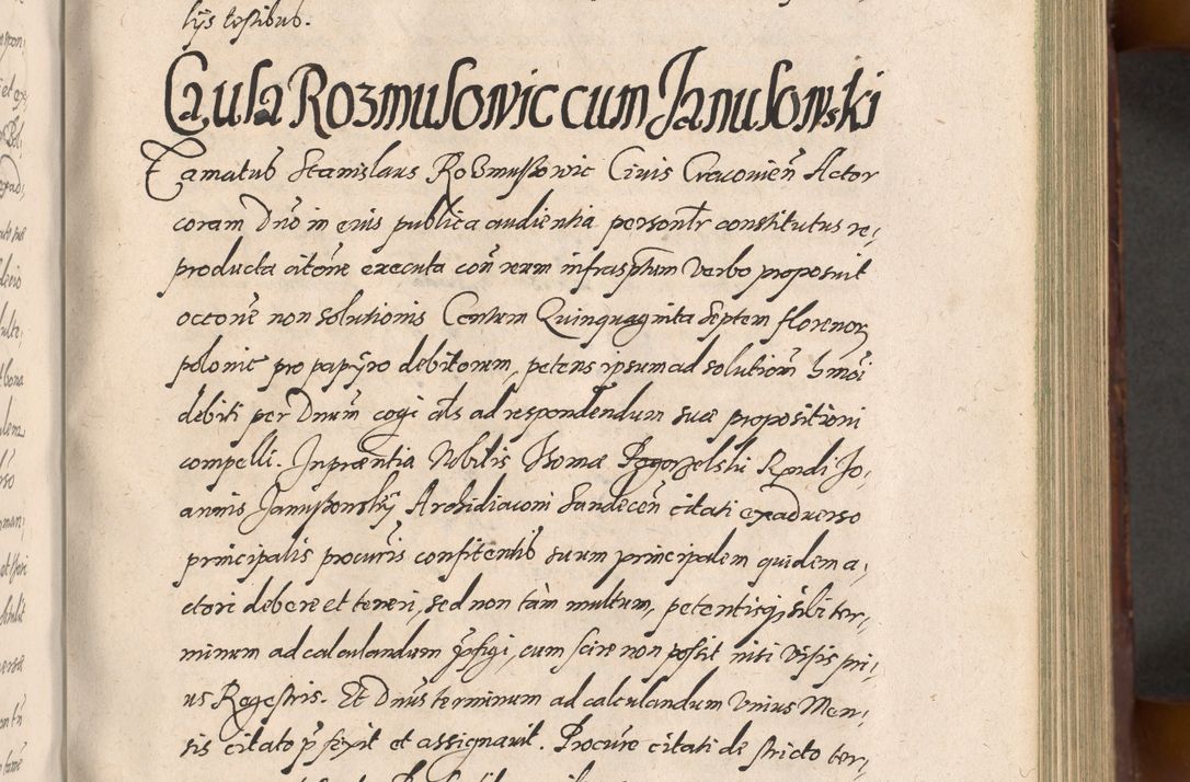 Zdjęcie nr 227 dla obiektu archiwalnego: Acta actorum causarum sententiarum tam diffinitiuarum quam interloquutorisrum decretorum obligationum quietationum procuratorum constitutionum etc. etc. coram Reverendo Domino Paulo Dembski Dei et Apostolice Sedis Gratia Episcopalo Dicensis Suffraganeo Canonico Vicario in Spiritualibus et Officiali Generali Cracoviensis ad Annum Domini Millesimum Sexcentesimum Undecimum cuius indictio octava pontificatus Sanctissimi Domini Nostri Domini Pauli Divina Providentia Papae Vti foeliciter continuantur