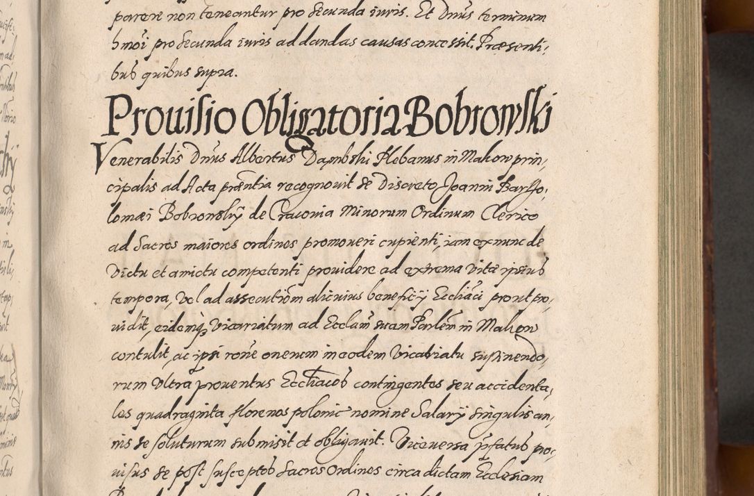 Zdjęcie nr 223 dla obiektu archiwalnego: Acta actorum causarum sententiarum tam diffinitiuarum quam interloquutorisrum decretorum obligationum quietationum procuratorum constitutionum etc. etc. coram Reverendo Domino Paulo Dembski Dei et Apostolice Sedis Gratia Episcopalo Dicensis Suffraganeo Canonico Vicario in Spiritualibus et Officiali Generali Cracoviensis ad Annum Domini Millesimum Sexcentesimum Undecimum cuius indictio octava pontificatus Sanctissimi Domini Nostri Domini Pauli Divina Providentia Papae Vti foeliciter continuantur