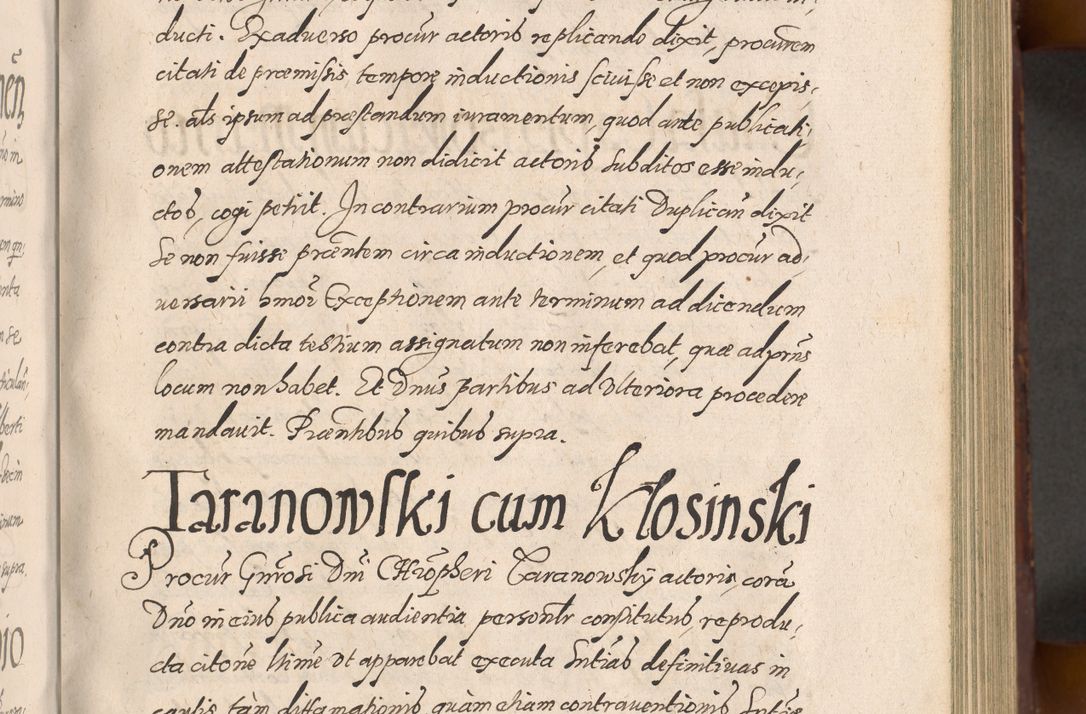 Zdjęcie nr 215 dla obiektu archiwalnego: Acta actorum causarum sententiarum tam diffinitiuarum quam interloquutorisrum decretorum obligationum quietationum procuratorum constitutionum etc. etc. coram Reverendo Domino Paulo Dembski Dei et Apostolice Sedis Gratia Episcopalo Dicensis Suffraganeo Canonico Vicario in Spiritualibus et Officiali Generali Cracoviensis ad Annum Domini Millesimum Sexcentesimum Undecimum cuius indictio octava pontificatus Sanctissimi Domini Nostri Domini Pauli Divina Providentia Papae Vti foeliciter continuantur