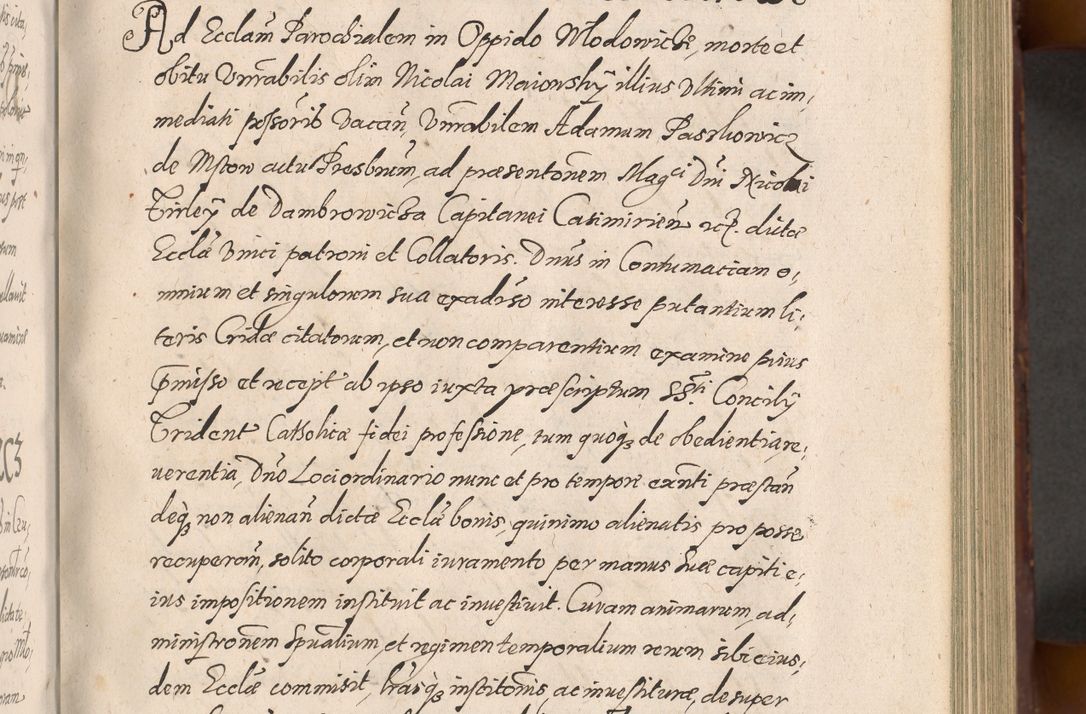 Zdjęcie nr 211 dla obiektu archiwalnego: Acta actorum causarum sententiarum tam diffinitiuarum quam interloquutorisrum decretorum obligationum quietationum procuratorum constitutionum etc. etc. coram Reverendo Domino Paulo Dembski Dei et Apostolice Sedis Gratia Episcopalo Dicensis Suffraganeo Canonico Vicario in Spiritualibus et Officiali Generali Cracoviensis ad Annum Domini Millesimum Sexcentesimum Undecimum cuius indictio octava pontificatus Sanctissimi Domini Nostri Domini Pauli Divina Providentia Papae Vti foeliciter continuantur