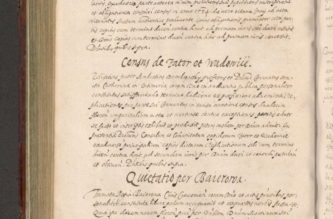 Zdjęcie nr 604 dla obiektu archiwalnego: Acta actorum causarum sententiarum tam diffinitiuarum quam interloquutorisrum decretorum obligationum quietationum procuratorum constitutionum etc. etc. coram Reverendo Domino Paulo Dembski Dei et Apostolice Sedis Gratia Episcopalo Dicensis Suffraganeo Canonico Vicario in Spiritualibus et Officiali Generali Cracoviensis ad Annum Domini Millesimum Sexcentesimum Undecimum cuius indictio octava pontificatus Sanctissimi Domini Nostri Domini Pauli Divina Providentia Papae Vti foeliciter continuantur