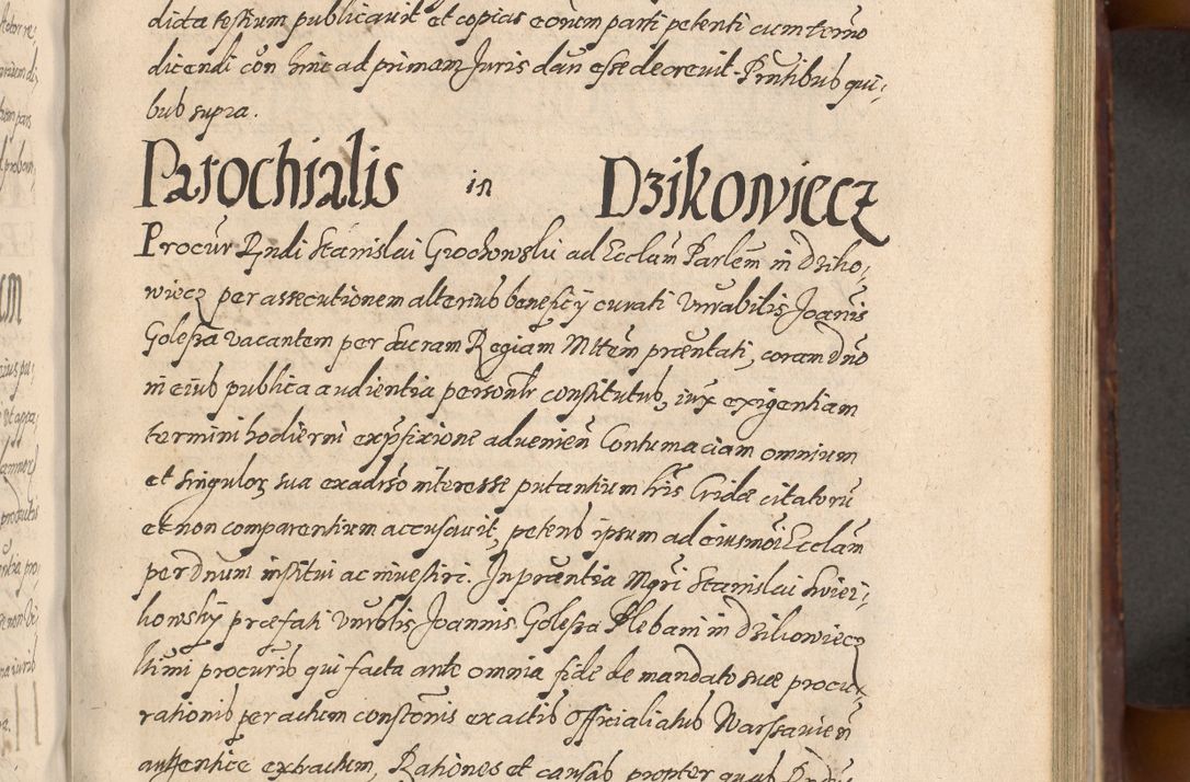 Zdjęcie nr 407 dla obiektu archiwalnego: Acta actorum causarum sententiarum tam diffinitiuarum quam interloquutorisrum decretorum obligationum quietationum procuratorum constitutionum etc. etc. coram Reverendo Domino Paulo Dembski Dei et Apostolice Sedis Gratia Episcopalo Dicensis Suffraganeo Canonico Vicario in Spiritualibus et Officiali Generali Cracoviensis ad Annum Domini Millesimum Sexcentesimum Undecimum cuius indictio octava pontificatus Sanctissimi Domini Nostri Domini Pauli Divina Providentia Papae Vti foeliciter continuantur