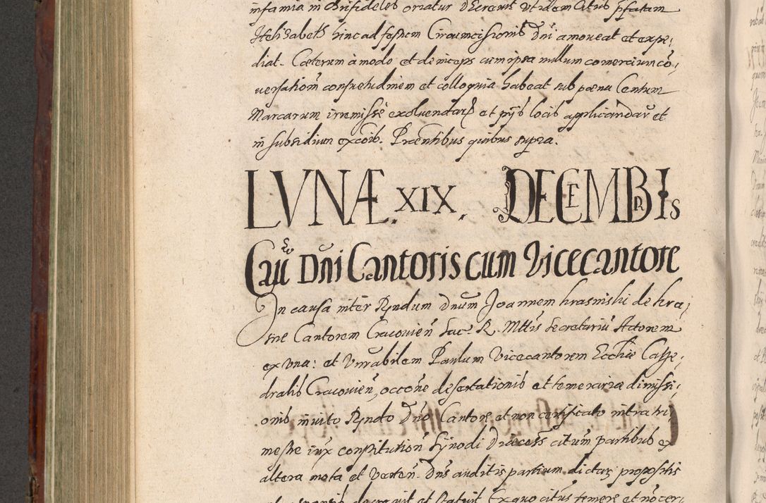 Zdjęcie nr 588 dla obiektu archiwalnego: Acta actorum causarum sententiarum tam diffinitiuarum quam interloquutorisrum decretorum obligationum quietationum procuratorum constitutionum etc. etc. coram Reverendo Domino Paulo Dembski Dei et Apostolice Sedis Gratia Episcopalo Dicensis Suffraganeo Canonico Vicario in Spiritualibus et Officiali Generali Cracoviensis ad Annum Domini Millesimum Sexcentesimum Undecimum cuius indictio octava pontificatus Sanctissimi Domini Nostri Domini Pauli Divina Providentia Papae Vti foeliciter continuantur