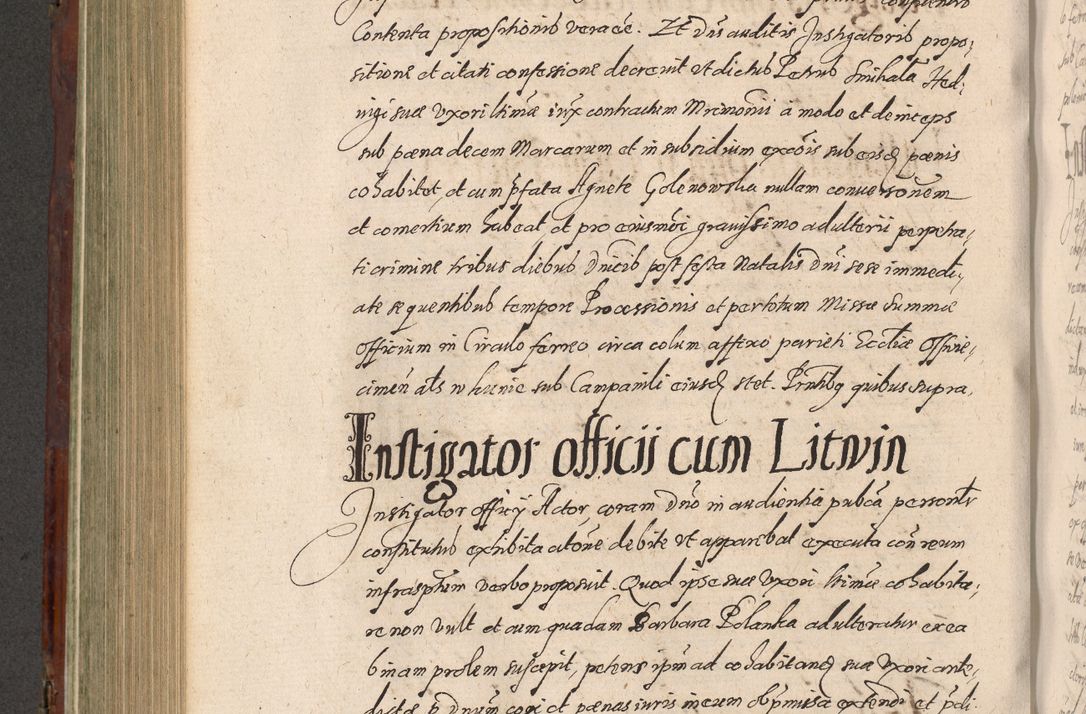Zdjęcie nr 584 dla obiektu archiwalnego: Acta actorum causarum sententiarum tam diffinitiuarum quam interloquutorisrum decretorum obligationum quietationum procuratorum constitutionum etc. etc. coram Reverendo Domino Paulo Dembski Dei et Apostolice Sedis Gratia Episcopalo Dicensis Suffraganeo Canonico Vicario in Spiritualibus et Officiali Generali Cracoviensis ad Annum Domini Millesimum Sexcentesimum Undecimum cuius indictio octava pontificatus Sanctissimi Domini Nostri Domini Pauli Divina Providentia Papae Vti foeliciter continuantur
