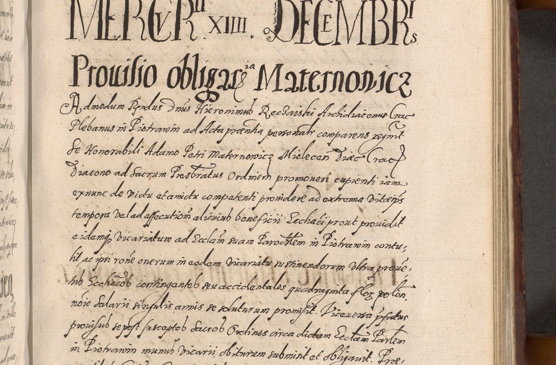 Zdjęcie nr 577 dla obiektu archiwalnego: Acta actorum causarum sententiarum tam diffinitiuarum quam interloquutorisrum decretorum obligationum quietationum procuratorum constitutionum etc. etc. coram Reverendo Domino Paulo Dembski Dei et Apostolice Sedis Gratia Episcopalo Dicensis Suffraganeo Canonico Vicario in Spiritualibus et Officiali Generali Cracoviensis ad Annum Domini Millesimum Sexcentesimum Undecimum cuius indictio octava pontificatus Sanctissimi Domini Nostri Domini Pauli Divina Providentia Papae Vti foeliciter continuantur