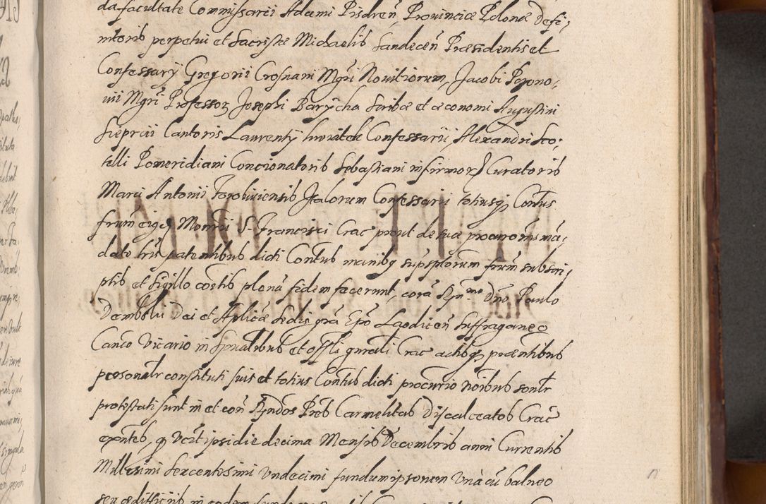 Zdjęcie nr 573 dla obiektu archiwalnego: Acta actorum causarum sententiarum tam diffinitiuarum quam interloquutorisrum decretorum obligationum quietationum procuratorum constitutionum etc. etc. coram Reverendo Domino Paulo Dembski Dei et Apostolice Sedis Gratia Episcopalo Dicensis Suffraganeo Canonico Vicario in Spiritualibus et Officiali Generali Cracoviensis ad Annum Domini Millesimum Sexcentesimum Undecimum cuius indictio octava pontificatus Sanctissimi Domini Nostri Domini Pauli Divina Providentia Papae Vti foeliciter continuantur