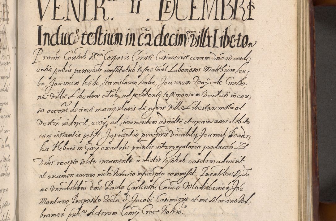 Zdjęcie nr 551 dla obiektu archiwalnego: Acta actorum causarum sententiarum tam diffinitiuarum quam interloquutorisrum decretorum obligationum quietationum procuratorum constitutionum etc. etc. coram Reverendo Domino Paulo Dembski Dei et Apostolice Sedis Gratia Episcopalo Dicensis Suffraganeo Canonico Vicario in Spiritualibus et Officiali Generali Cracoviensis ad Annum Domini Millesimum Sexcentesimum Undecimum cuius indictio octava pontificatus Sanctissimi Domini Nostri Domini Pauli Divina Providentia Papae Vti foeliciter continuantur