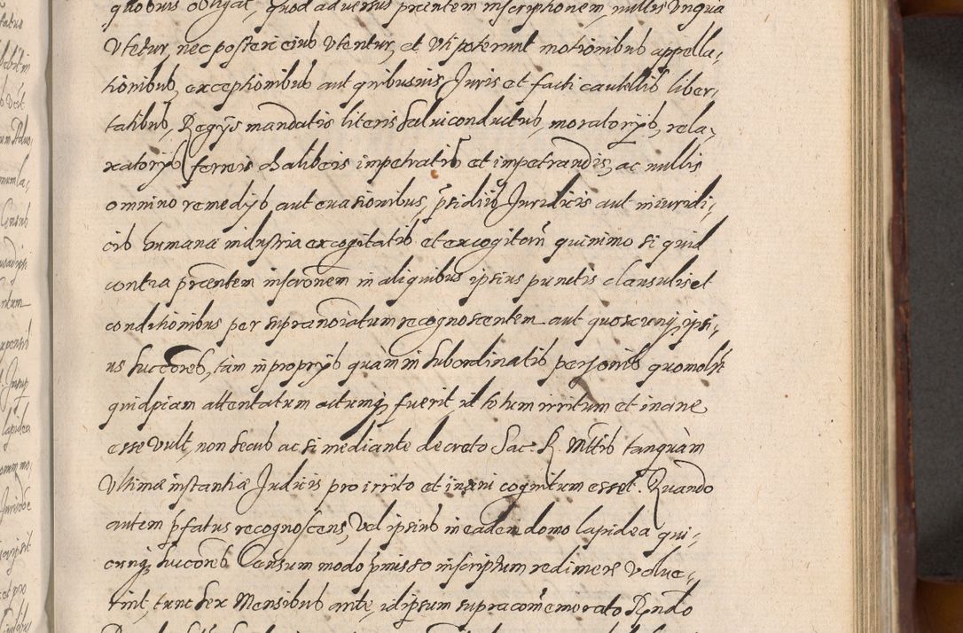 Zdjęcie nr 547 dla obiektu archiwalnego: Acta actorum causarum sententiarum tam diffinitiuarum quam interloquutorisrum decretorum obligationum quietationum procuratorum constitutionum etc. etc. coram Reverendo Domino Paulo Dembski Dei et Apostolice Sedis Gratia Episcopalo Dicensis Suffraganeo Canonico Vicario in Spiritualibus et Officiali Generali Cracoviensis ad Annum Domini Millesimum Sexcentesimum Undecimum cuius indictio octava pontificatus Sanctissimi Domini Nostri Domini Pauli Divina Providentia Papae Vti foeliciter continuantur