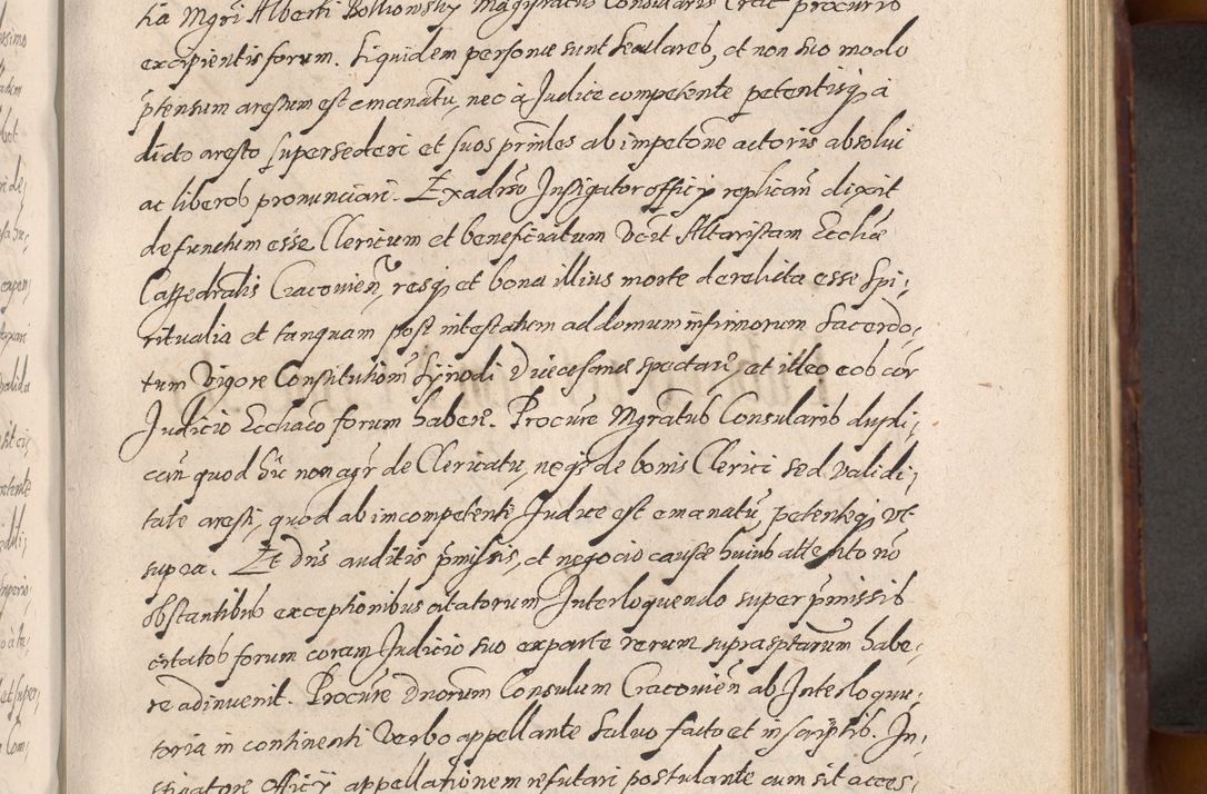 Zdjęcie nr 541 dla obiektu archiwalnego: Acta actorum causarum sententiarum tam diffinitiuarum quam interloquutorisrum decretorum obligationum quietationum procuratorum constitutionum etc. etc. coram Reverendo Domino Paulo Dembski Dei et Apostolice Sedis Gratia Episcopalo Dicensis Suffraganeo Canonico Vicario in Spiritualibus et Officiali Generali Cracoviensis ad Annum Domini Millesimum Sexcentesimum Undecimum cuius indictio octava pontificatus Sanctissimi Domini Nostri Domini Pauli Divina Providentia Papae Vti foeliciter continuantur