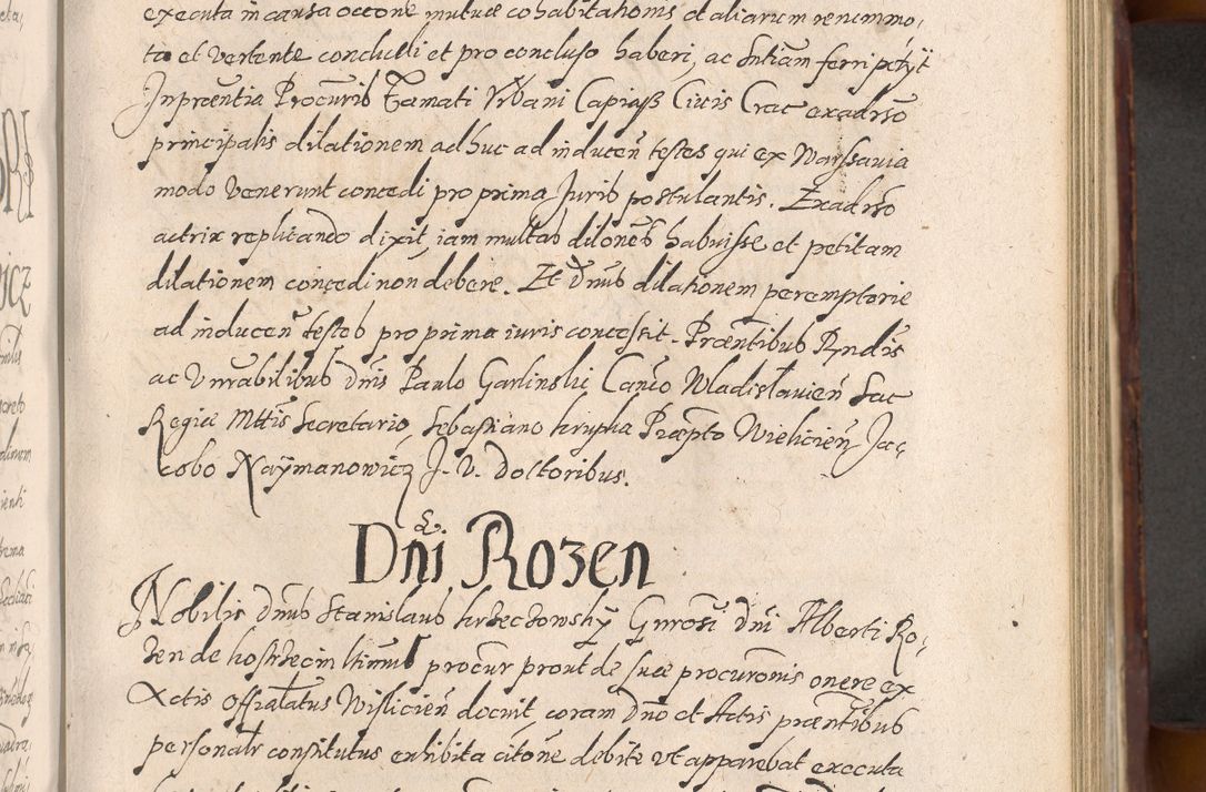 Zdjęcie nr 539 dla obiektu archiwalnego: Acta actorum causarum sententiarum tam diffinitiuarum quam interloquutorisrum decretorum obligationum quietationum procuratorum constitutionum etc. etc. coram Reverendo Domino Paulo Dembski Dei et Apostolice Sedis Gratia Episcopalo Dicensis Suffraganeo Canonico Vicario in Spiritualibus et Officiali Generali Cracoviensis ad Annum Domini Millesimum Sexcentesimum Undecimum cuius indictio octava pontificatus Sanctissimi Domini Nostri Domini Pauli Divina Providentia Papae Vti foeliciter continuantur