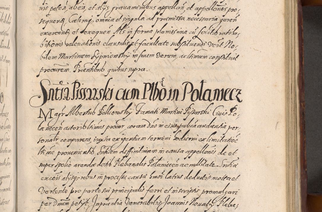 Zdjęcie nr 533 dla obiektu archiwalnego: Acta actorum causarum sententiarum tam diffinitiuarum quam interloquutorisrum decretorum obligationum quietationum procuratorum constitutionum etc. etc. coram Reverendo Domino Paulo Dembski Dei et Apostolice Sedis Gratia Episcopalo Dicensis Suffraganeo Canonico Vicario in Spiritualibus et Officiali Generali Cracoviensis ad Annum Domini Millesimum Sexcentesimum Undecimum cuius indictio octava pontificatus Sanctissimi Domini Nostri Domini Pauli Divina Providentia Papae Vti foeliciter continuantur