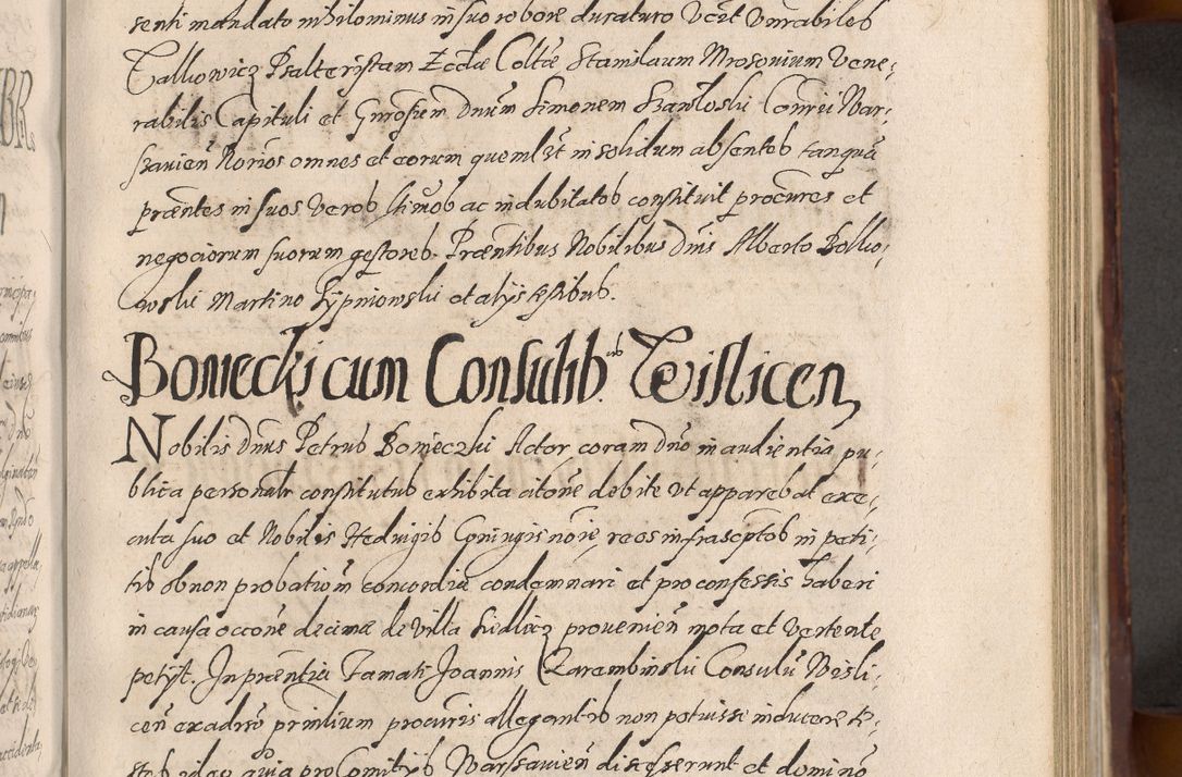 Zdjęcie nr 523 dla obiektu archiwalnego: Acta actorum causarum sententiarum tam diffinitiuarum quam interloquutorisrum decretorum obligationum quietationum procuratorum constitutionum etc. etc. coram Reverendo Domino Paulo Dembski Dei et Apostolice Sedis Gratia Episcopalo Dicensis Suffraganeo Canonico Vicario in Spiritualibus et Officiali Generali Cracoviensis ad Annum Domini Millesimum Sexcentesimum Undecimum cuius indictio octava pontificatus Sanctissimi Domini Nostri Domini Pauli Divina Providentia Papae Vti foeliciter continuantur