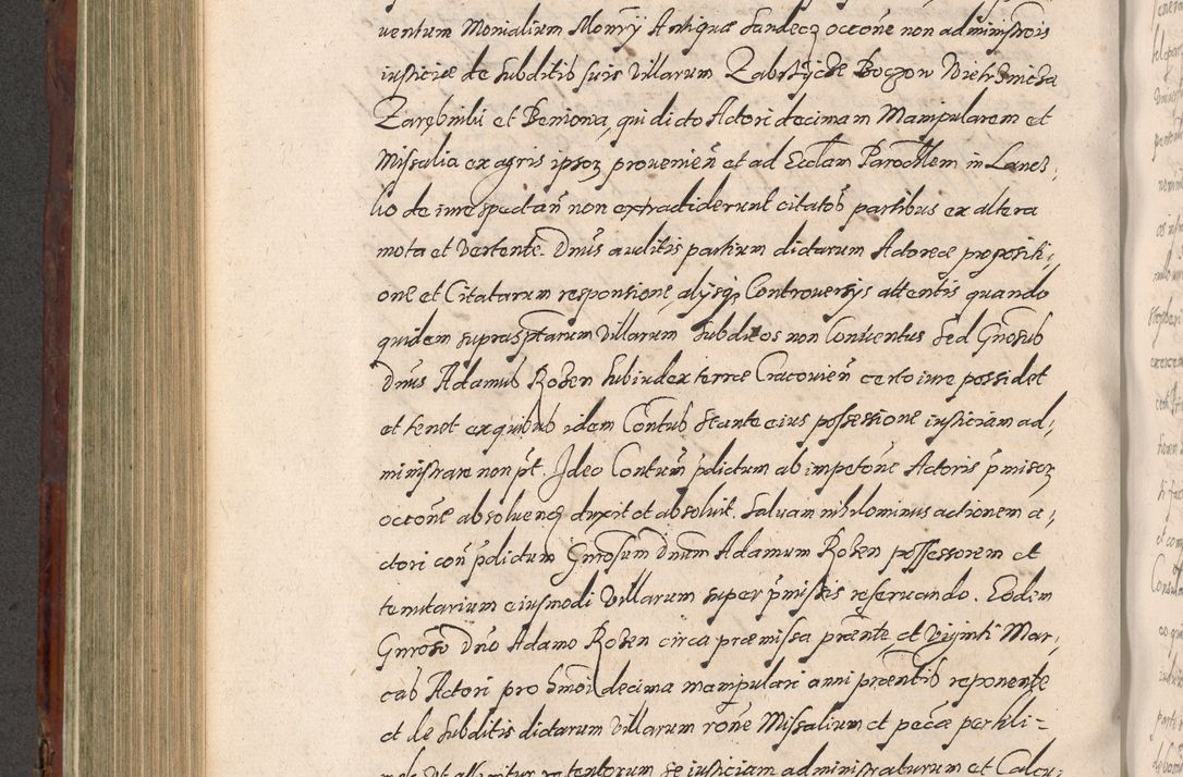 Zdjęcie nr 518 dla obiektu archiwalnego: Acta actorum causarum sententiarum tam diffinitiuarum quam interloquutorisrum decretorum obligationum quietationum procuratorum constitutionum etc. etc. coram Reverendo Domino Paulo Dembski Dei et Apostolice Sedis Gratia Episcopalo Dicensis Suffraganeo Canonico Vicario in Spiritualibus et Officiali Generali Cracoviensis ad Annum Domini Millesimum Sexcentesimum Undecimum cuius indictio octava pontificatus Sanctissimi Domini Nostri Domini Pauli Divina Providentia Papae Vti foeliciter continuantur