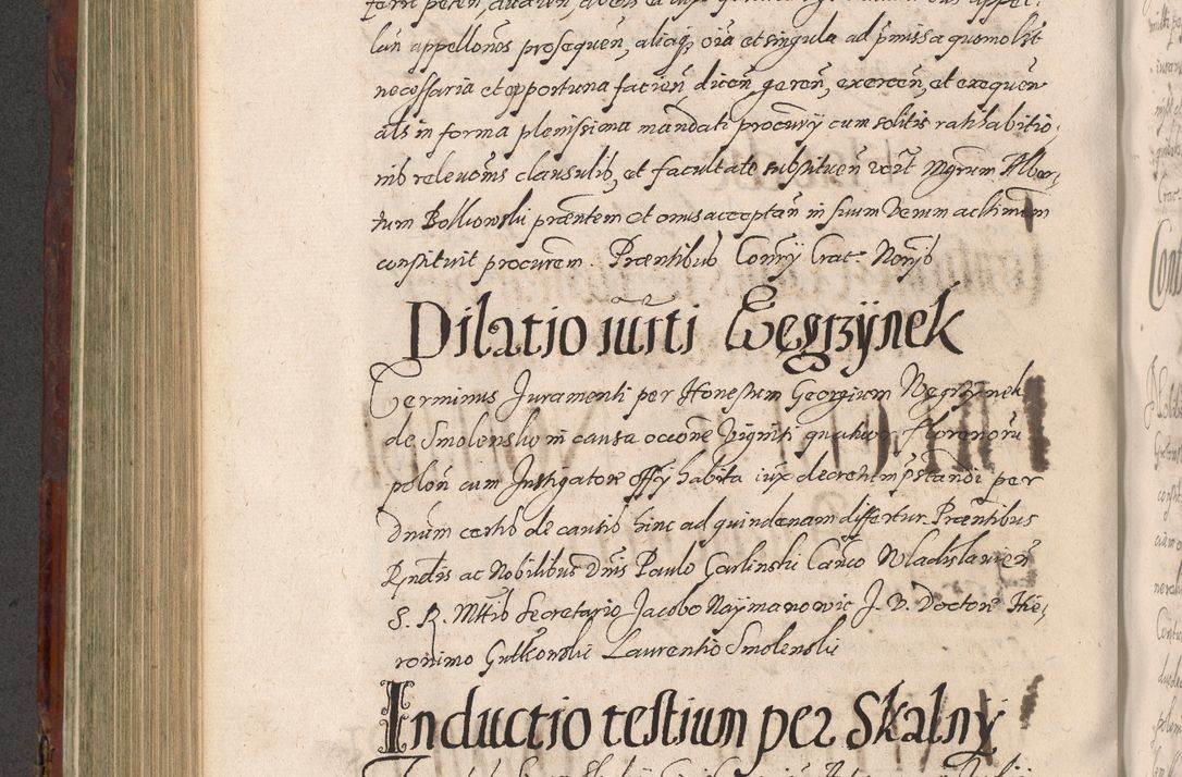 Zdjęcie nr 512 dla obiektu archiwalnego: Acta actorum causarum sententiarum tam diffinitiuarum quam interloquutorisrum decretorum obligationum quietationum procuratorum constitutionum etc. etc. coram Reverendo Domino Paulo Dembski Dei et Apostolice Sedis Gratia Episcopalo Dicensis Suffraganeo Canonico Vicario in Spiritualibus et Officiali Generali Cracoviensis ad Annum Domini Millesimum Sexcentesimum Undecimum cuius indictio octava pontificatus Sanctissimi Domini Nostri Domini Pauli Divina Providentia Papae Vti foeliciter continuantur