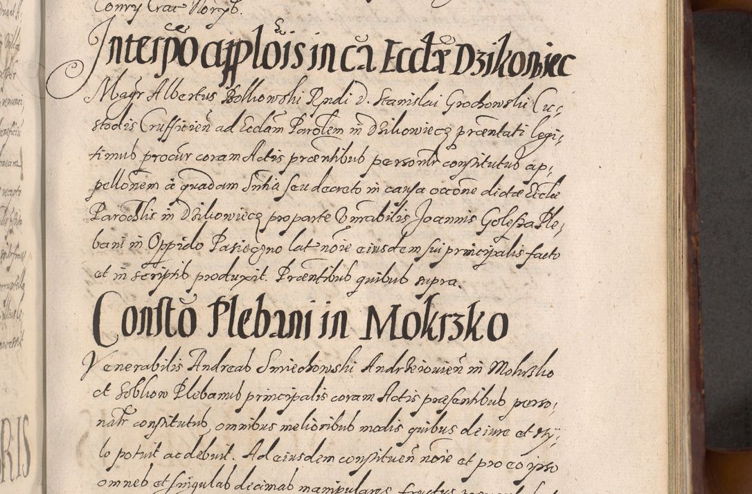 Zdjęcie nr 507 dla obiektu archiwalnego: Acta actorum causarum sententiarum tam diffinitiuarum quam interloquutorisrum decretorum obligationum quietationum procuratorum constitutionum etc. etc. coram Reverendo Domino Paulo Dembski Dei et Apostolice Sedis Gratia Episcopalo Dicensis Suffraganeo Canonico Vicario in Spiritualibus et Officiali Generali Cracoviensis ad Annum Domini Millesimum Sexcentesimum Undecimum cuius indictio octava pontificatus Sanctissimi Domini Nostri Domini Pauli Divina Providentia Papae Vti foeliciter continuantur