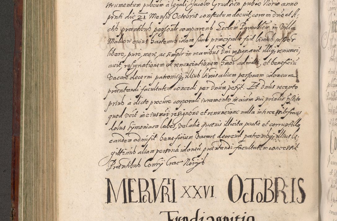 Zdjęcie nr 506 dla obiektu archiwalnego: Acta actorum causarum sententiarum tam diffinitiuarum quam interloquutorisrum decretorum obligationum quietationum procuratorum constitutionum etc. etc. coram Reverendo Domino Paulo Dembski Dei et Apostolice Sedis Gratia Episcopalo Dicensis Suffraganeo Canonico Vicario in Spiritualibus et Officiali Generali Cracoviensis ad Annum Domini Millesimum Sexcentesimum Undecimum cuius indictio octava pontificatus Sanctissimi Domini Nostri Domini Pauli Divina Providentia Papae Vti foeliciter continuantur