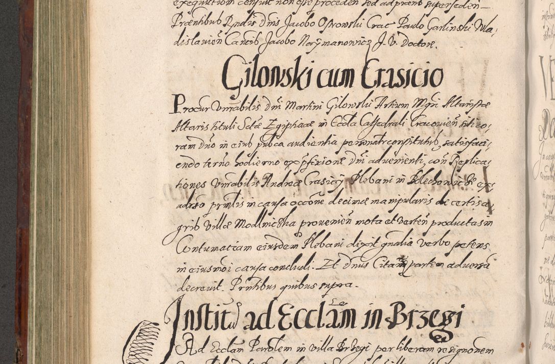 Zdjęcie nr 502 dla obiektu archiwalnego: Acta actorum causarum sententiarum tam diffinitiuarum quam interloquutorisrum decretorum obligationum quietationum procuratorum constitutionum etc. etc. coram Reverendo Domino Paulo Dembski Dei et Apostolice Sedis Gratia Episcopalo Dicensis Suffraganeo Canonico Vicario in Spiritualibus et Officiali Generali Cracoviensis ad Annum Domini Millesimum Sexcentesimum Undecimum cuius indictio octava pontificatus Sanctissimi Domini Nostri Domini Pauli Divina Providentia Papae Vti foeliciter continuantur