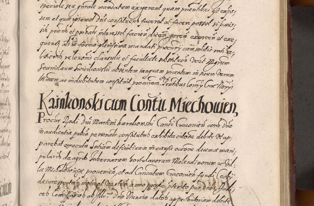 Zdjęcie nr 501 dla obiektu archiwalnego: Acta actorum causarum sententiarum tam diffinitiuarum quam interloquutorisrum decretorum obligationum quietationum procuratorum constitutionum etc. etc. coram Reverendo Domino Paulo Dembski Dei et Apostolice Sedis Gratia Episcopalo Dicensis Suffraganeo Canonico Vicario in Spiritualibus et Officiali Generali Cracoviensis ad Annum Domini Millesimum Sexcentesimum Undecimum cuius indictio octava pontificatus Sanctissimi Domini Nostri Domini Pauli Divina Providentia Papae Vti foeliciter continuantur