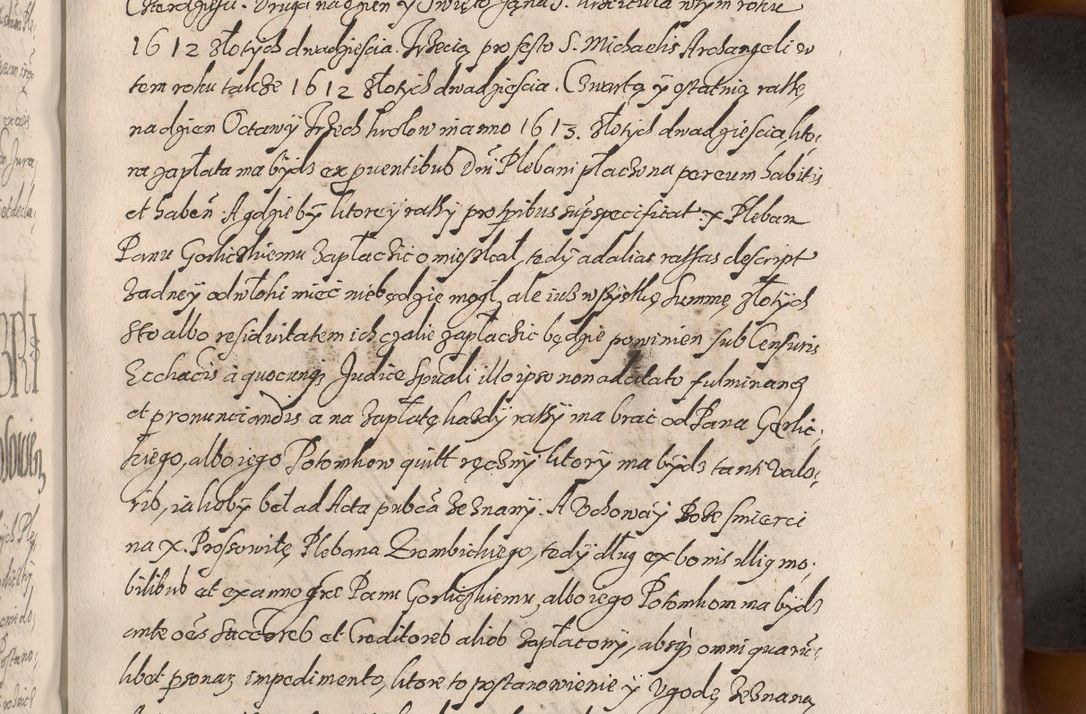 Zdjęcie nr 497 dla obiektu archiwalnego: Acta actorum causarum sententiarum tam diffinitiuarum quam interloquutorisrum decretorum obligationum quietationum procuratorum constitutionum etc. etc. coram Reverendo Domino Paulo Dembski Dei et Apostolice Sedis Gratia Episcopalo Dicensis Suffraganeo Canonico Vicario in Spiritualibus et Officiali Generali Cracoviensis ad Annum Domini Millesimum Sexcentesimum Undecimum cuius indictio octava pontificatus Sanctissimi Domini Nostri Domini Pauli Divina Providentia Papae Vti foeliciter continuantur