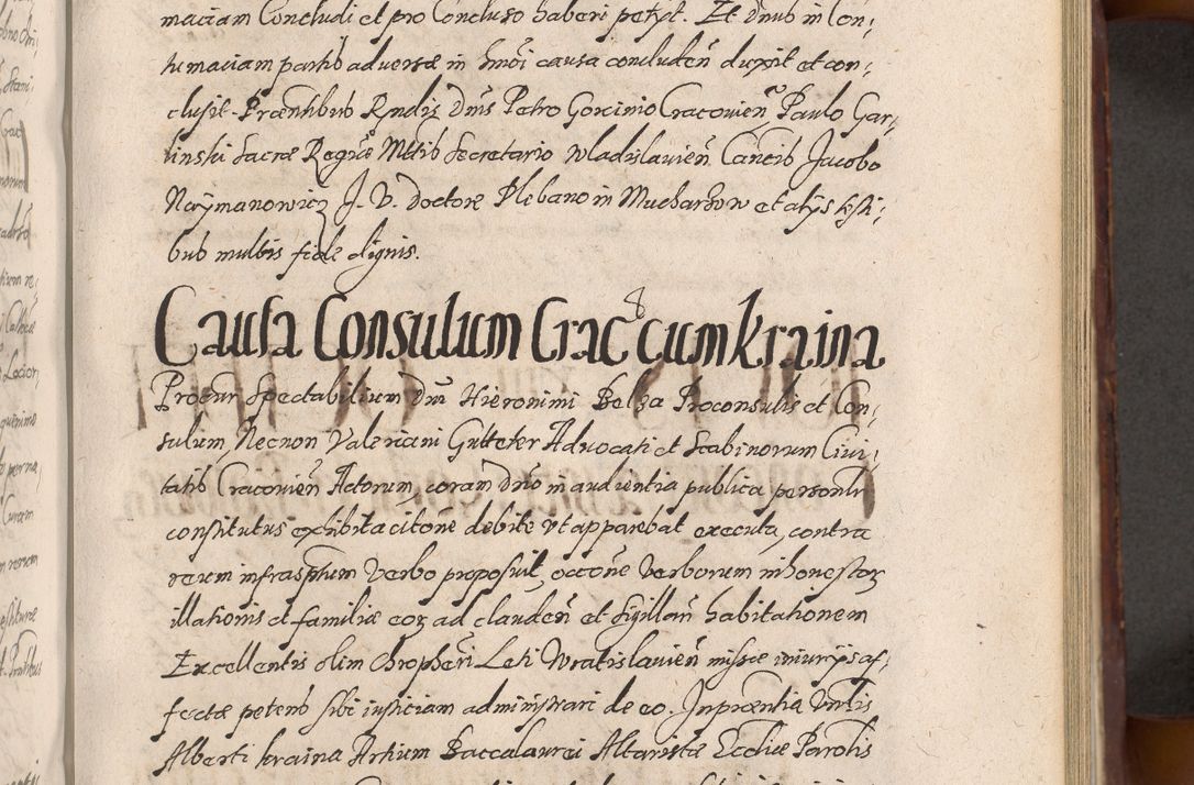 Zdjęcie nr 495 dla obiektu archiwalnego: Acta actorum causarum sententiarum tam diffinitiuarum quam interloquutorisrum decretorum obligationum quietationum procuratorum constitutionum etc. etc. coram Reverendo Domino Paulo Dembski Dei et Apostolice Sedis Gratia Episcopalo Dicensis Suffraganeo Canonico Vicario in Spiritualibus et Officiali Generali Cracoviensis ad Annum Domini Millesimum Sexcentesimum Undecimum cuius indictio octava pontificatus Sanctissimi Domini Nostri Domini Pauli Divina Providentia Papae Vti foeliciter continuantur
