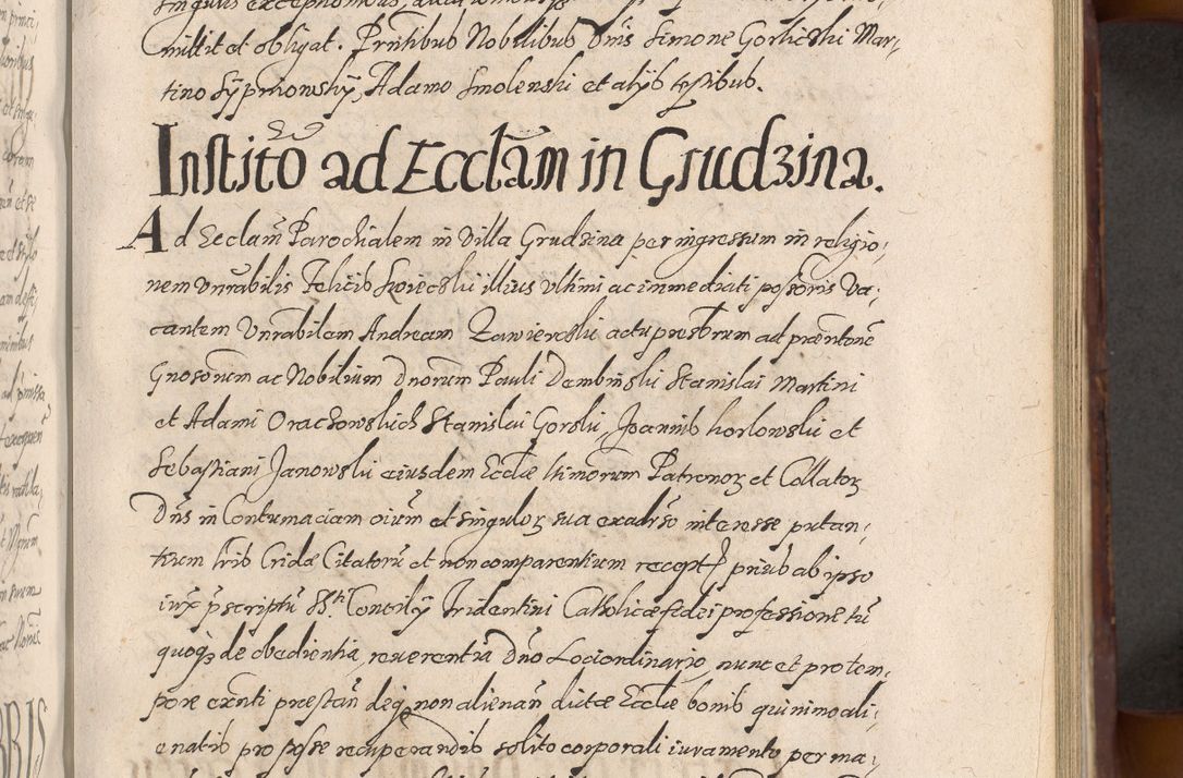 Zdjęcie nr 493 dla obiektu archiwalnego: Acta actorum causarum sententiarum tam diffinitiuarum quam interloquutorisrum decretorum obligationum quietationum procuratorum constitutionum etc. etc. coram Reverendo Domino Paulo Dembski Dei et Apostolice Sedis Gratia Episcopalo Dicensis Suffraganeo Canonico Vicario in Spiritualibus et Officiali Generali Cracoviensis ad Annum Domini Millesimum Sexcentesimum Undecimum cuius indictio octava pontificatus Sanctissimi Domini Nostri Domini Pauli Divina Providentia Papae Vti foeliciter continuantur