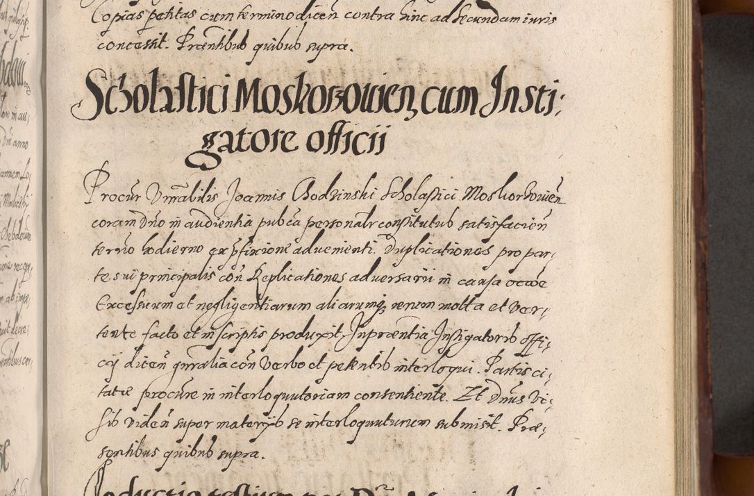 Zdjęcie nr 487 dla obiektu archiwalnego: Acta actorum causarum sententiarum tam diffinitiuarum quam interloquutorisrum decretorum obligationum quietationum procuratorum constitutionum etc. etc. coram Reverendo Domino Paulo Dembski Dei et Apostolice Sedis Gratia Episcopalo Dicensis Suffraganeo Canonico Vicario in Spiritualibus et Officiali Generali Cracoviensis ad Annum Domini Millesimum Sexcentesimum Undecimum cuius indictio octava pontificatus Sanctissimi Domini Nostri Domini Pauli Divina Providentia Papae Vti foeliciter continuantur