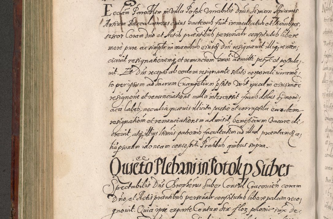 Zdjęcie nr 484 dla obiektu archiwalnego: Acta actorum causarum sententiarum tam diffinitiuarum quam interloquutorisrum decretorum obligationum quietationum procuratorum constitutionum etc. etc. coram Reverendo Domino Paulo Dembski Dei et Apostolice Sedis Gratia Episcopalo Dicensis Suffraganeo Canonico Vicario in Spiritualibus et Officiali Generali Cracoviensis ad Annum Domini Millesimum Sexcentesimum Undecimum cuius indictio octava pontificatus Sanctissimi Domini Nostri Domini Pauli Divina Providentia Papae Vti foeliciter continuantur