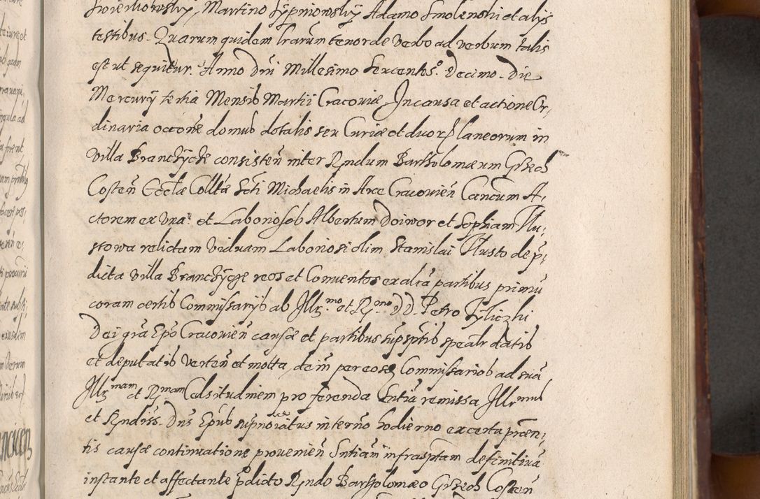 Zdjęcie nr 481 dla obiektu archiwalnego: Acta actorum causarum sententiarum tam diffinitiuarum quam interloquutorisrum decretorum obligationum quietationum procuratorum constitutionum etc. etc. coram Reverendo Domino Paulo Dembski Dei et Apostolice Sedis Gratia Episcopalo Dicensis Suffraganeo Canonico Vicario in Spiritualibus et Officiali Generali Cracoviensis ad Annum Domini Millesimum Sexcentesimum Undecimum cuius indictio octava pontificatus Sanctissimi Domini Nostri Domini Pauli Divina Providentia Papae Vti foeliciter continuantur