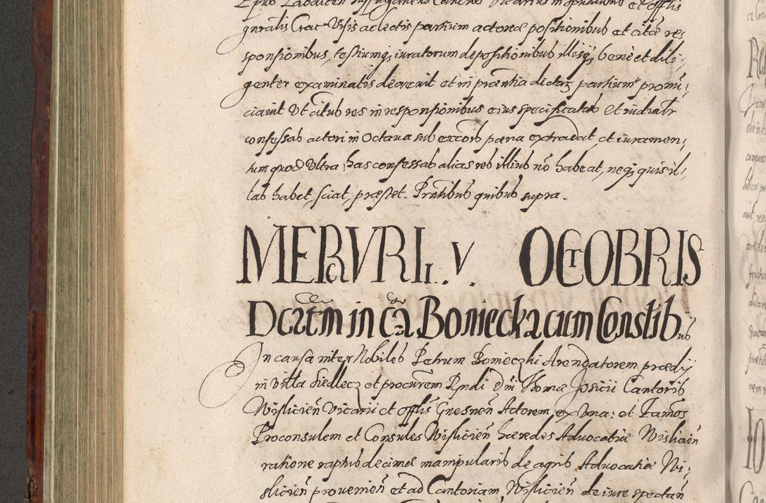 Zdjęcie nr 478 dla obiektu archiwalnego: Acta actorum causarum sententiarum tam diffinitiuarum quam interloquutorisrum decretorum obligationum quietationum procuratorum constitutionum etc. etc. coram Reverendo Domino Paulo Dembski Dei et Apostolice Sedis Gratia Episcopalo Dicensis Suffraganeo Canonico Vicario in Spiritualibus et Officiali Generali Cracoviensis ad Annum Domini Millesimum Sexcentesimum Undecimum cuius indictio octava pontificatus Sanctissimi Domini Nostri Domini Pauli Divina Providentia Papae Vti foeliciter continuantur