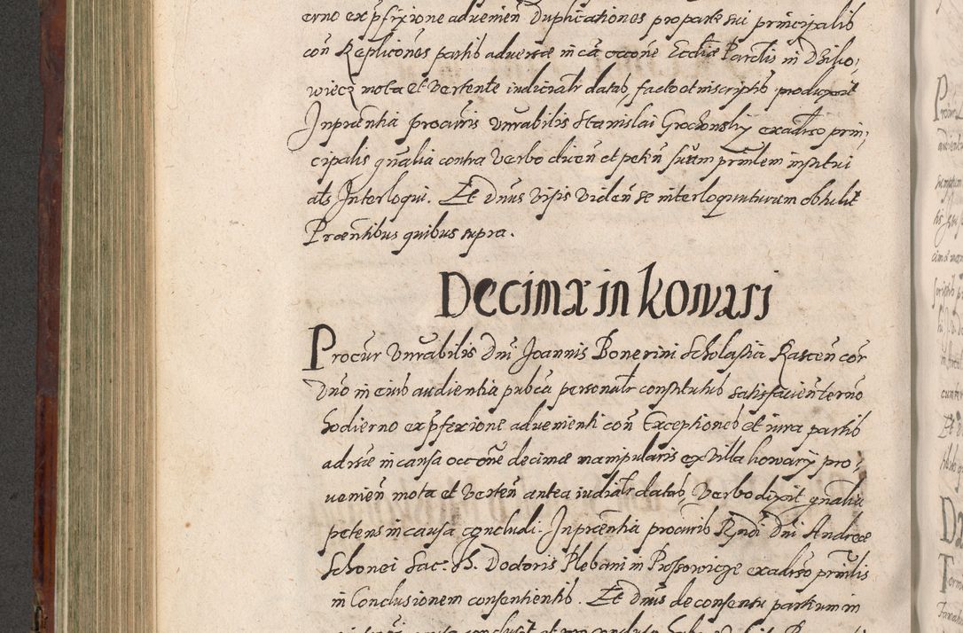 Zdjęcie nr 474 dla obiektu archiwalnego: Acta actorum causarum sententiarum tam diffinitiuarum quam interloquutorisrum decretorum obligationum quietationum procuratorum constitutionum etc. etc. coram Reverendo Domino Paulo Dembski Dei et Apostolice Sedis Gratia Episcopalo Dicensis Suffraganeo Canonico Vicario in Spiritualibus et Officiali Generali Cracoviensis ad Annum Domini Millesimum Sexcentesimum Undecimum cuius indictio octava pontificatus Sanctissimi Domini Nostri Domini Pauli Divina Providentia Papae Vti foeliciter continuantur