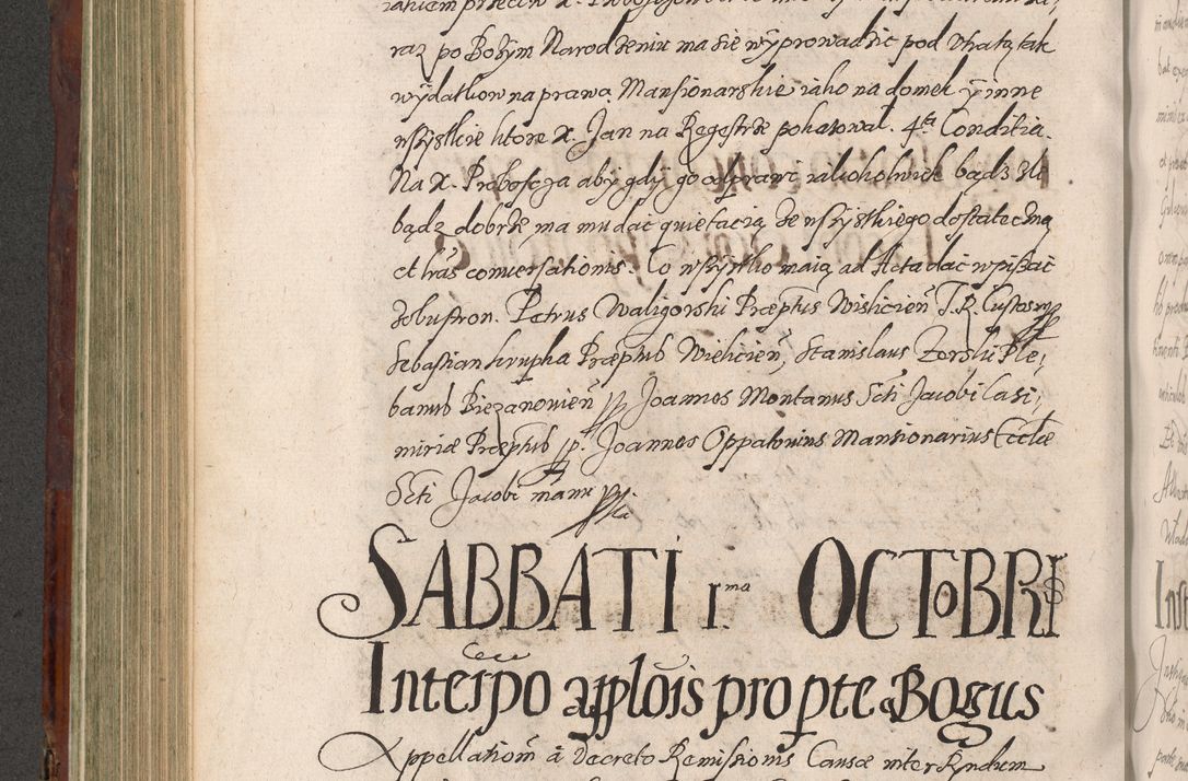 Zdjęcie nr 472 dla obiektu archiwalnego: Acta actorum causarum sententiarum tam diffinitiuarum quam interloquutorisrum decretorum obligationum quietationum procuratorum constitutionum etc. etc. coram Reverendo Domino Paulo Dembski Dei et Apostolice Sedis Gratia Episcopalo Dicensis Suffraganeo Canonico Vicario in Spiritualibus et Officiali Generali Cracoviensis ad Annum Domini Millesimum Sexcentesimum Undecimum cuius indictio octava pontificatus Sanctissimi Domini Nostri Domini Pauli Divina Providentia Papae Vti foeliciter continuantur