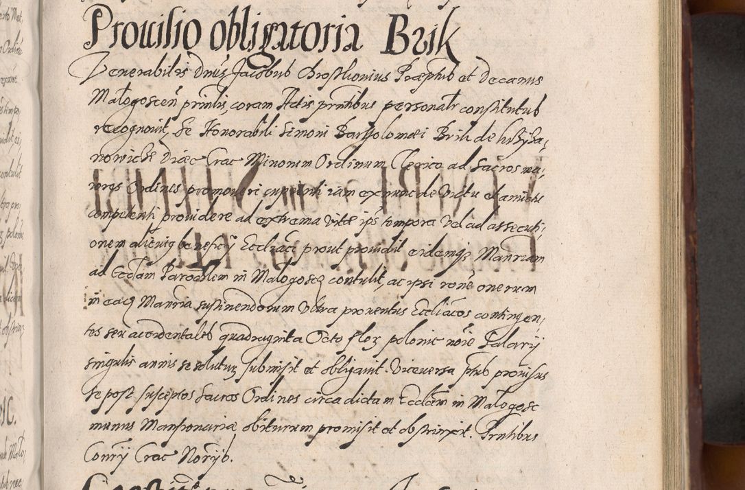 Zdjęcie nr 453 dla obiektu archiwalnego: Acta actorum causarum sententiarum tam diffinitiuarum quam interloquutorisrum decretorum obligationum quietationum procuratorum constitutionum etc. etc. coram Reverendo Domino Paulo Dembski Dei et Apostolice Sedis Gratia Episcopalo Dicensis Suffraganeo Canonico Vicario in Spiritualibus et Officiali Generali Cracoviensis ad Annum Domini Millesimum Sexcentesimum Undecimum cuius indictio octava pontificatus Sanctissimi Domini Nostri Domini Pauli Divina Providentia Papae Vti foeliciter continuantur