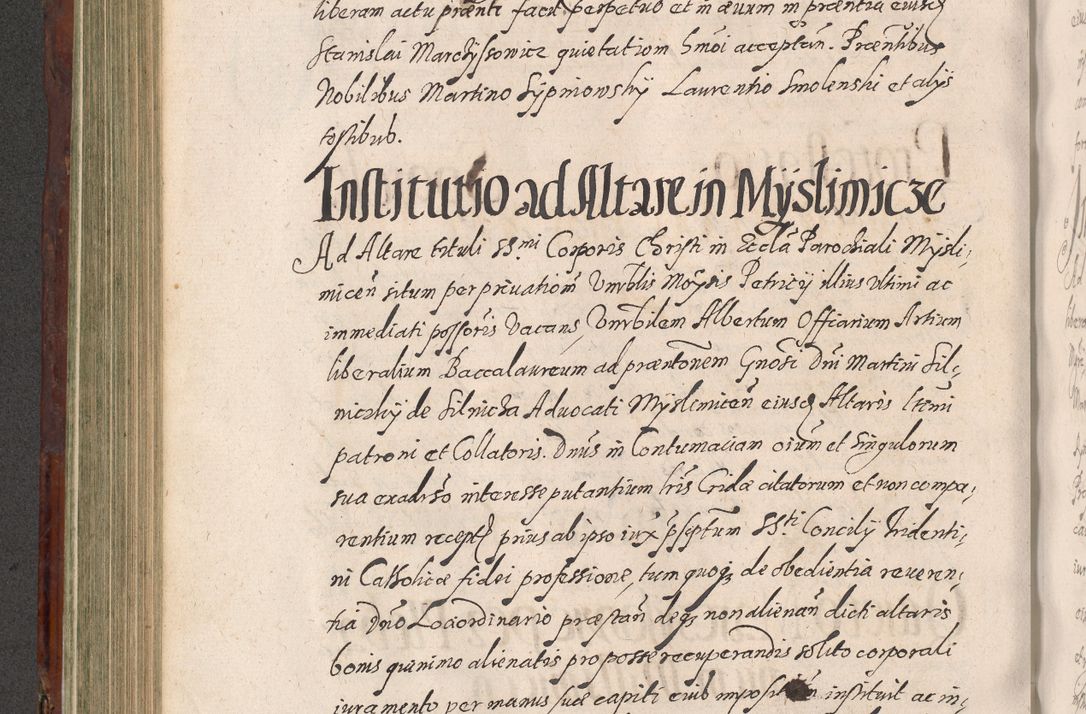 Zdjęcie nr 446 dla obiektu archiwalnego: Acta actorum causarum sententiarum tam diffinitiuarum quam interloquutorisrum decretorum obligationum quietationum procuratorum constitutionum etc. etc. coram Reverendo Domino Paulo Dembski Dei et Apostolice Sedis Gratia Episcopalo Dicensis Suffraganeo Canonico Vicario in Spiritualibus et Officiali Generali Cracoviensis ad Annum Domini Millesimum Sexcentesimum Undecimum cuius indictio octava pontificatus Sanctissimi Domini Nostri Domini Pauli Divina Providentia Papae Vti foeliciter continuantur