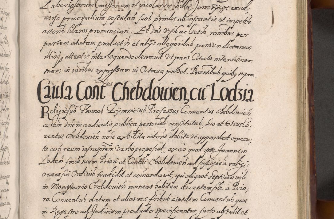 Zdjęcie nr 443 dla obiektu archiwalnego: Acta actorum causarum sententiarum tam diffinitiuarum quam interloquutorisrum decretorum obligationum quietationum procuratorum constitutionum etc. etc. coram Reverendo Domino Paulo Dembski Dei et Apostolice Sedis Gratia Episcopalo Dicensis Suffraganeo Canonico Vicario in Spiritualibus et Officiali Generali Cracoviensis ad Annum Domini Millesimum Sexcentesimum Undecimum cuius indictio octava pontificatus Sanctissimi Domini Nostri Domini Pauli Divina Providentia Papae Vti foeliciter continuantur