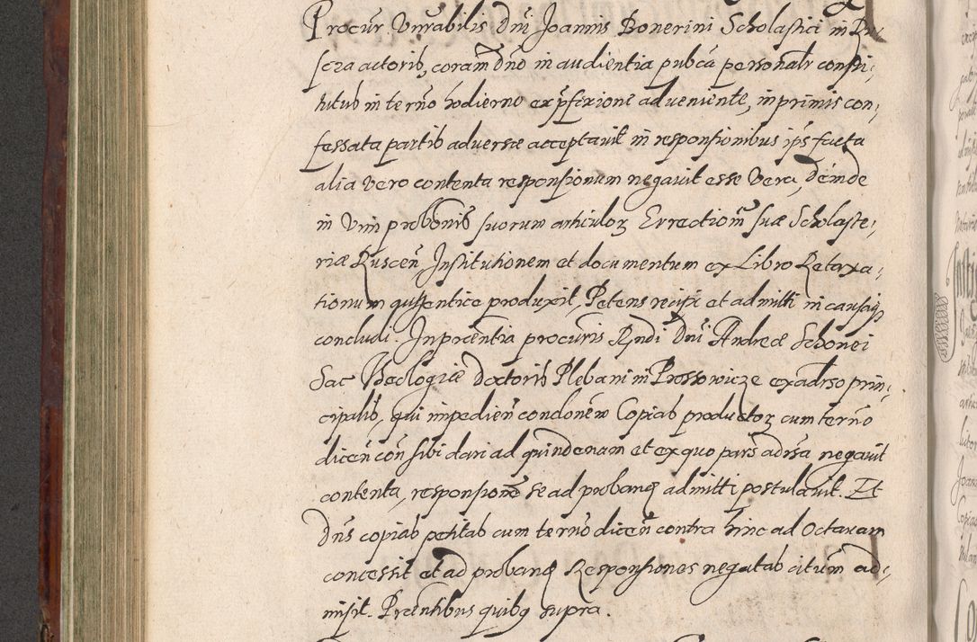 Zdjęcie nr 438 dla obiektu archiwalnego: Acta actorum causarum sententiarum tam diffinitiuarum quam interloquutorisrum decretorum obligationum quietationum procuratorum constitutionum etc. etc. coram Reverendo Domino Paulo Dembski Dei et Apostolice Sedis Gratia Episcopalo Dicensis Suffraganeo Canonico Vicario in Spiritualibus et Officiali Generali Cracoviensis ad Annum Domini Millesimum Sexcentesimum Undecimum cuius indictio octava pontificatus Sanctissimi Domini Nostri Domini Pauli Divina Providentia Papae Vti foeliciter continuantur