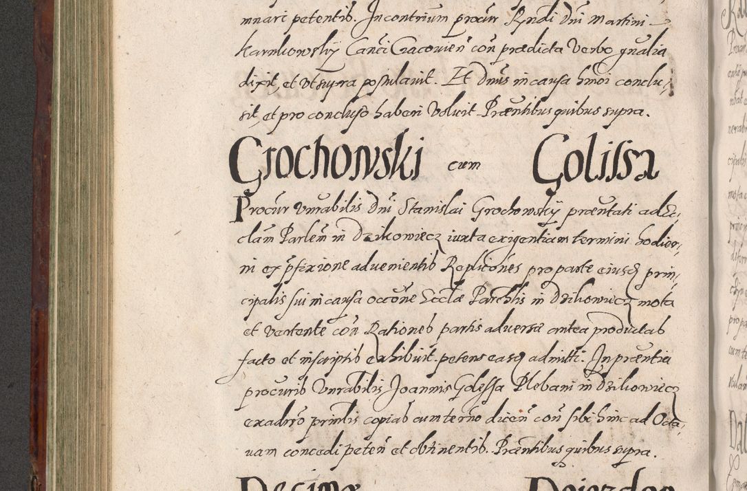 Zdjęcie nr 436 dla obiektu archiwalnego: Acta actorum causarum sententiarum tam diffinitiuarum quam interloquutorisrum decretorum obligationum quietationum procuratorum constitutionum etc. etc. coram Reverendo Domino Paulo Dembski Dei et Apostolice Sedis Gratia Episcopalo Dicensis Suffraganeo Canonico Vicario in Spiritualibus et Officiali Generali Cracoviensis ad Annum Domini Millesimum Sexcentesimum Undecimum cuius indictio octava pontificatus Sanctissimi Domini Nostri Domini Pauli Divina Providentia Papae Vti foeliciter continuantur