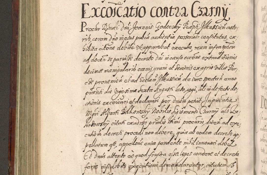 Zdjęcie nr 428 dla obiektu archiwalnego: Acta actorum causarum sententiarum tam diffinitiuarum quam interloquutorisrum decretorum obligationum quietationum procuratorum constitutionum etc. etc. coram Reverendo Domino Paulo Dembski Dei et Apostolice Sedis Gratia Episcopalo Dicensis Suffraganeo Canonico Vicario in Spiritualibus et Officiali Generali Cracoviensis ad Annum Domini Millesimum Sexcentesimum Undecimum cuius indictio octava pontificatus Sanctissimi Domini Nostri Domini Pauli Divina Providentia Papae Vti foeliciter continuantur