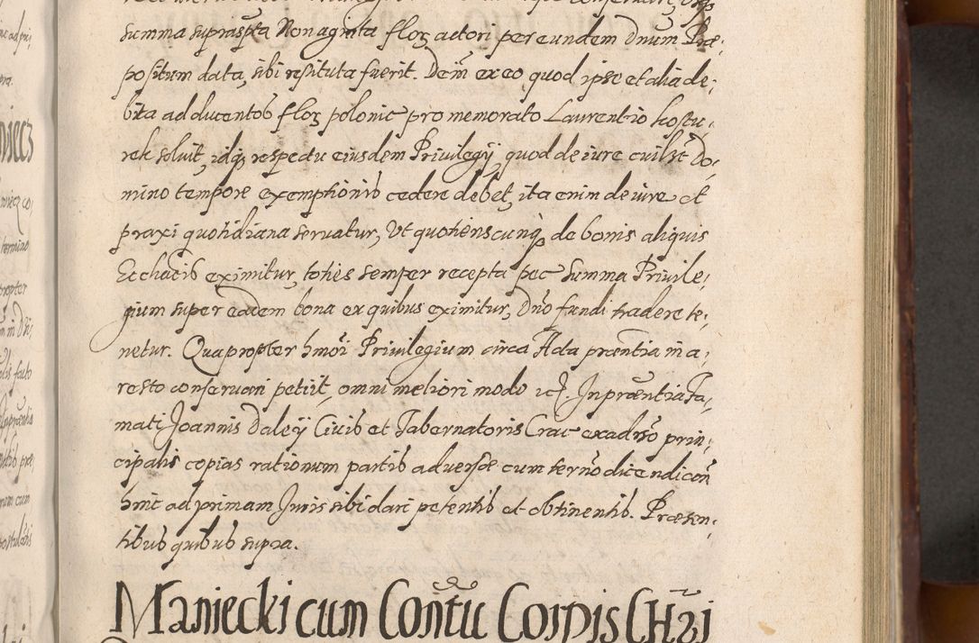 Zdjęcie nr 427 dla obiektu archiwalnego: Acta actorum causarum sententiarum tam diffinitiuarum quam interloquutorisrum decretorum obligationum quietationum procuratorum constitutionum etc. etc. coram Reverendo Domino Paulo Dembski Dei et Apostolice Sedis Gratia Episcopalo Dicensis Suffraganeo Canonico Vicario in Spiritualibus et Officiali Generali Cracoviensis ad Annum Domini Millesimum Sexcentesimum Undecimum cuius indictio octava pontificatus Sanctissimi Domini Nostri Domini Pauli Divina Providentia Papae Vti foeliciter continuantur