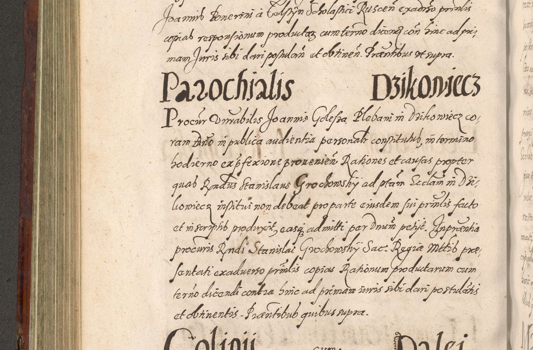 Zdjęcie nr 426 dla obiektu archiwalnego: Acta actorum causarum sententiarum tam diffinitiuarum quam interloquutorisrum decretorum obligationum quietationum procuratorum constitutionum etc. etc. coram Reverendo Domino Paulo Dembski Dei et Apostolice Sedis Gratia Episcopalo Dicensis Suffraganeo Canonico Vicario in Spiritualibus et Officiali Generali Cracoviensis ad Annum Domini Millesimum Sexcentesimum Undecimum cuius indictio octava pontificatus Sanctissimi Domini Nostri Domini Pauli Divina Providentia Papae Vti foeliciter continuantur