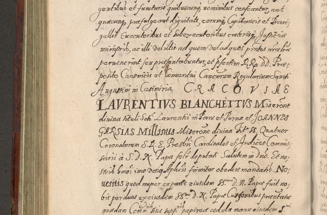 Zdjęcie nr 418 dla obiektu archiwalnego: Acta actorum causarum sententiarum tam diffinitiuarum quam interloquutorisrum decretorum obligationum quietationum procuratorum constitutionum etc. etc. coram Reverendo Domino Paulo Dembski Dei et Apostolice Sedis Gratia Episcopalo Dicensis Suffraganeo Canonico Vicario in Spiritualibus et Officiali Generali Cracoviensis ad Annum Domini Millesimum Sexcentesimum Undecimum cuius indictio octava pontificatus Sanctissimi Domini Nostri Domini Pauli Divina Providentia Papae Vti foeliciter continuantur