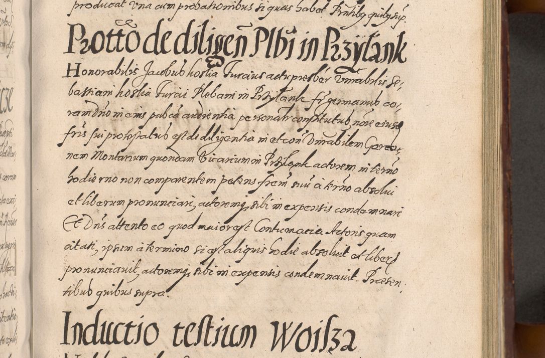 Zdjęcie nr 411 dla obiektu archiwalnego: Acta actorum causarum sententiarum tam diffinitiuarum quam interloquutorisrum decretorum obligationum quietationum procuratorum constitutionum etc. etc. coram Reverendo Domino Paulo Dembski Dei et Apostolice Sedis Gratia Episcopalo Dicensis Suffraganeo Canonico Vicario in Spiritualibus et Officiali Generali Cracoviensis ad Annum Domini Millesimum Sexcentesimum Undecimum cuius indictio octava pontificatus Sanctissimi Domini Nostri Domini Pauli Divina Providentia Papae Vti foeliciter continuantur