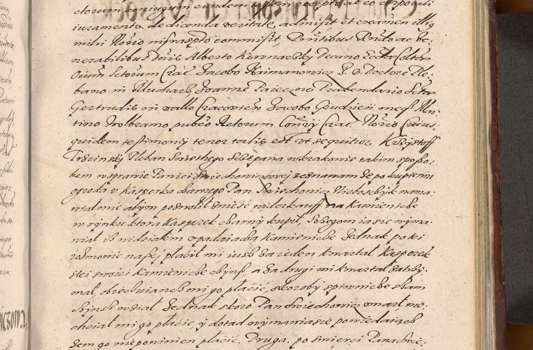 Zdjęcie nr 803 dla obiektu archiwalnego: Acta actorum causarum sententiarum tam diffinitiuarum quam interloquutorisrum decretorum obligationum quietationum procuratorum constitutionum etc. etc. coram Reverendo Domino Paulo Dembski Dei et Apostolice Sedis Gratia Episcopalo Dicensis Suffraganeo Canonico Vicario in Spiritualibus et Officiali Generali Cracoviensis ad Annum Domini Millesimum Sexcentesimum Undecimum cuius indictio octava pontificatus Sanctissimi Domini Nostri Domini Pauli Divina Providentia Papae Vti foeliciter continuantur
