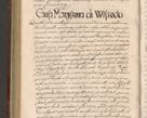 Zdjęcie nr 804 dla obiektu archiwalnego: Acta actorum causarum sententiarum tam diffinitiuarum quam interloquutorisrum decretorum obligationum quietationum procuratorum constitutionum etc. etc. coram Reverendo Domino Paulo Dembski Dei et Apostolice Sedis Gratia Episcopalo Dicensis Suffraganeo Canonico Vicario in Spiritualibus et Officiali Generali Cracoviensis ad Annum Domini Millesimum Sexcentesimum Undecimum cuius indictio octava pontificatus Sanctissimi Domini Nostri Domini Pauli Divina Providentia Papae Vti foeliciter continuantur