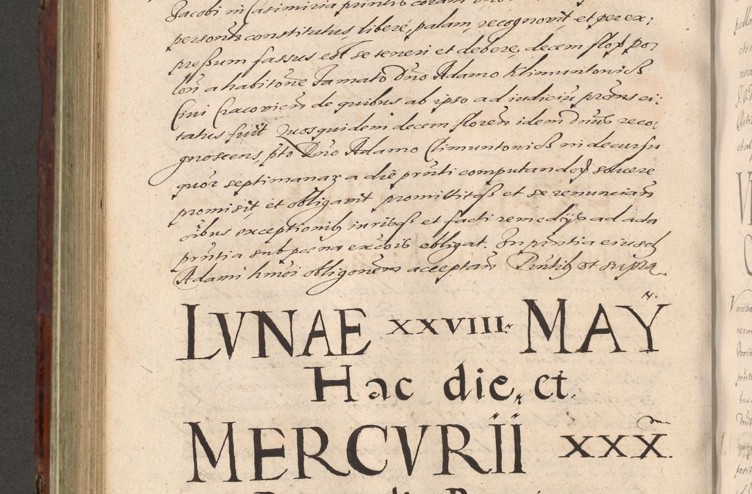 Zdjęcie nr 800 dla obiektu archiwalnego: Acta actorum causarum sententiarum tam diffinitiuarum quam interloquutorisrum decretorum obligationum quietationum procuratorum constitutionum etc. etc. coram Reverendo Domino Paulo Dembski Dei et Apostolice Sedis Gratia Episcopalo Dicensis Suffraganeo Canonico Vicario in Spiritualibus et Officiali Generali Cracoviensis ad Annum Domini Millesimum Sexcentesimum Undecimum cuius indictio octava pontificatus Sanctissimi Domini Nostri Domini Pauli Divina Providentia Papae Vti foeliciter continuantur