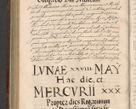 Zdjęcie nr 800 dla obiektu archiwalnego: Acta actorum causarum sententiarum tam diffinitiuarum quam interloquutorisrum decretorum obligationum quietationum procuratorum constitutionum etc. etc. coram Reverendo Domino Paulo Dembski Dei et Apostolice Sedis Gratia Episcopalo Dicensis Suffraganeo Canonico Vicario in Spiritualibus et Officiali Generali Cracoviensis ad Annum Domini Millesimum Sexcentesimum Undecimum cuius indictio octava pontificatus Sanctissimi Domini Nostri Domini Pauli Divina Providentia Papae Vti foeliciter continuantur