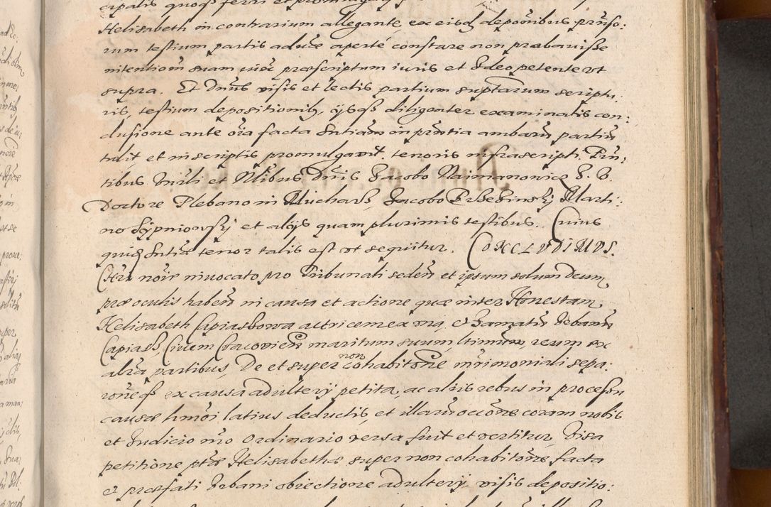 Zdjęcie nr 797 dla obiektu archiwalnego: Acta actorum causarum sententiarum tam diffinitiuarum quam interloquutorisrum decretorum obligationum quietationum procuratorum constitutionum etc. etc. coram Reverendo Domino Paulo Dembski Dei et Apostolice Sedis Gratia Episcopalo Dicensis Suffraganeo Canonico Vicario in Spiritualibus et Officiali Generali Cracoviensis ad Annum Domini Millesimum Sexcentesimum Undecimum cuius indictio octava pontificatus Sanctissimi Domini Nostri Domini Pauli Divina Providentia Papae Vti foeliciter continuantur
