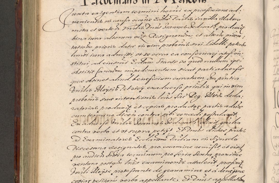 Zdjęcie nr 782 dla obiektu archiwalnego: Acta actorum causarum sententiarum tam diffinitiuarum quam interloquutorisrum decretorum obligationum quietationum procuratorum constitutionum etc. etc. coram Reverendo Domino Paulo Dembski Dei et Apostolice Sedis Gratia Episcopalo Dicensis Suffraganeo Canonico Vicario in Spiritualibus et Officiali Generali Cracoviensis ad Annum Domini Millesimum Sexcentesimum Undecimum cuius indictio octava pontificatus Sanctissimi Domini Nostri Domini Pauli Divina Providentia Papae Vti foeliciter continuantur