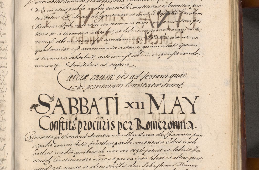 Zdjęcie nr 777 dla obiektu archiwalnego: Acta actorum causarum sententiarum tam diffinitiuarum quam interloquutorisrum decretorum obligationum quietationum procuratorum constitutionum etc. etc. coram Reverendo Domino Paulo Dembski Dei et Apostolice Sedis Gratia Episcopalo Dicensis Suffraganeo Canonico Vicario in Spiritualibus et Officiali Generali Cracoviensis ad Annum Domini Millesimum Sexcentesimum Undecimum cuius indictio octava pontificatus Sanctissimi Domini Nostri Domini Pauli Divina Providentia Papae Vti foeliciter continuantur